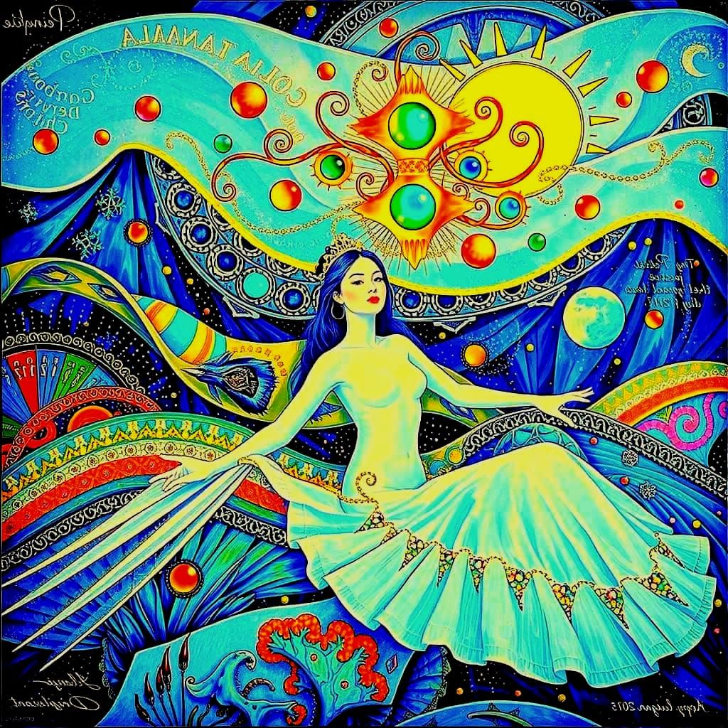 Vivid Masterpiece in Triadic Colors