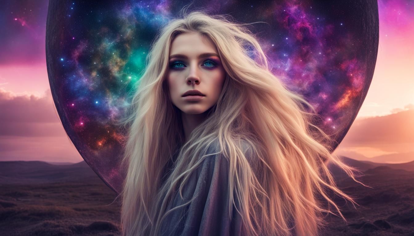 Lovecraftian Cosmic Goddess Emerges from the Stars