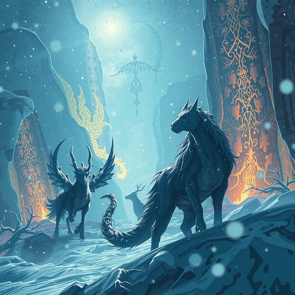 Epic Blizzard Epic Fantasy Art