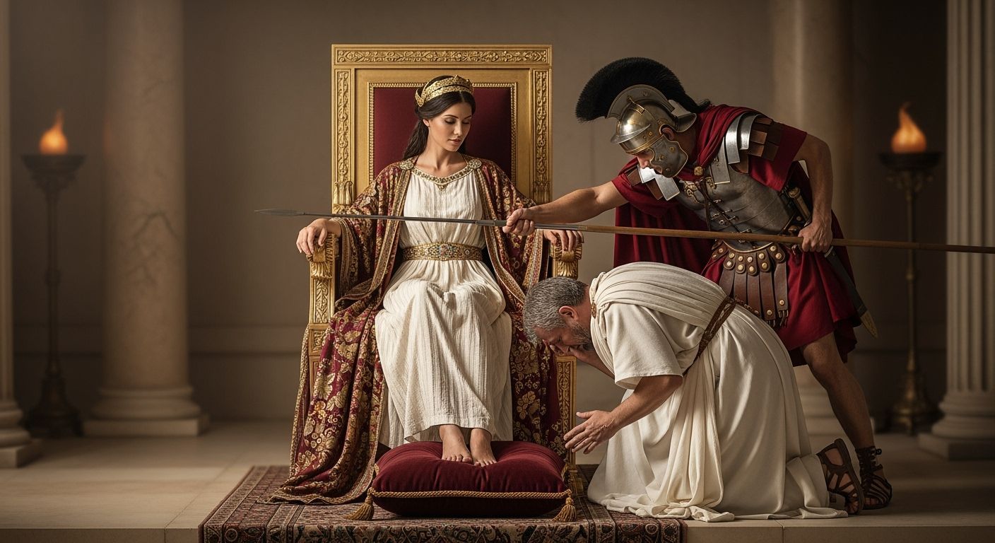 Empress Messalina on Her Throne: A Roman Drama