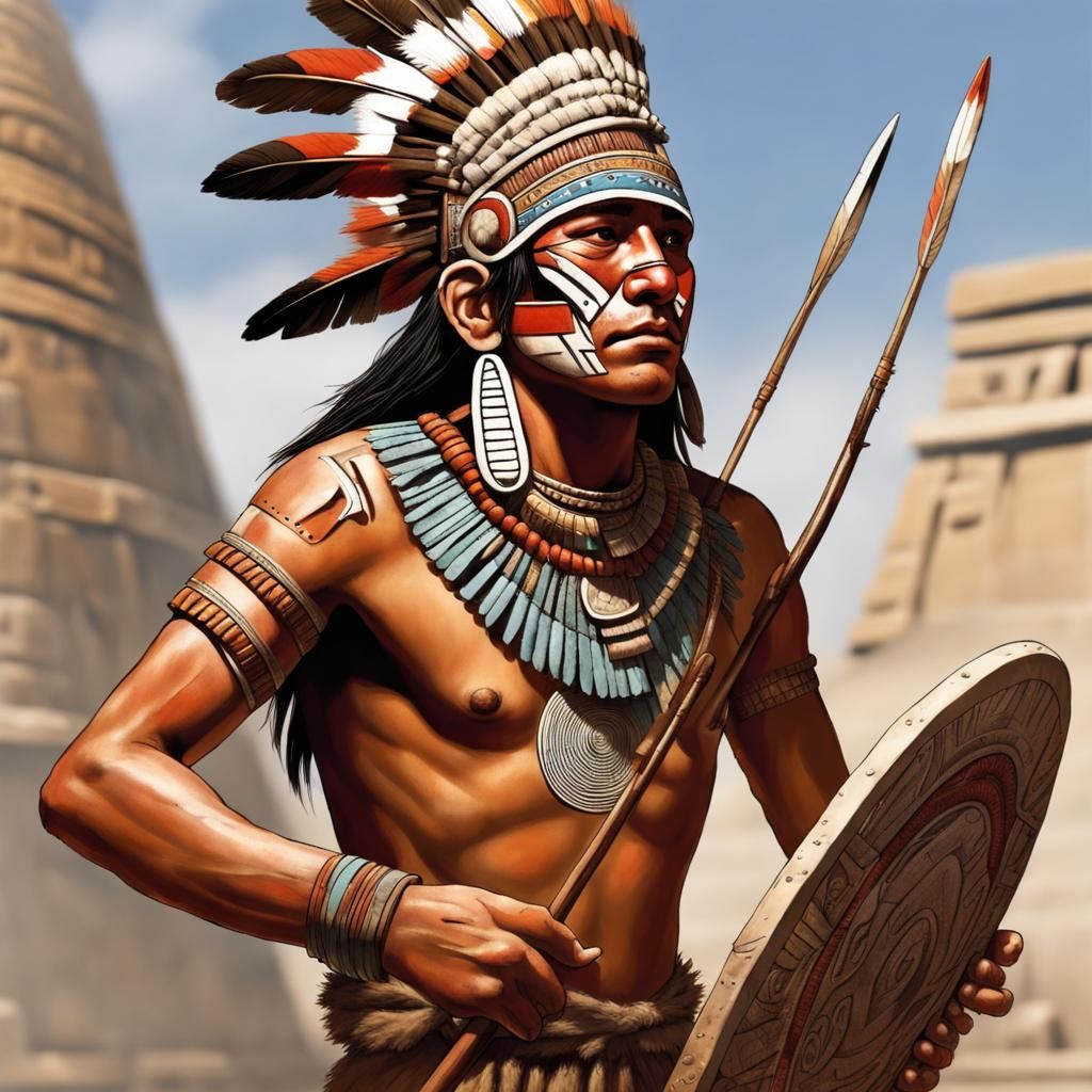 Aztec Bowman from Ancient Age: Detailed Artwork