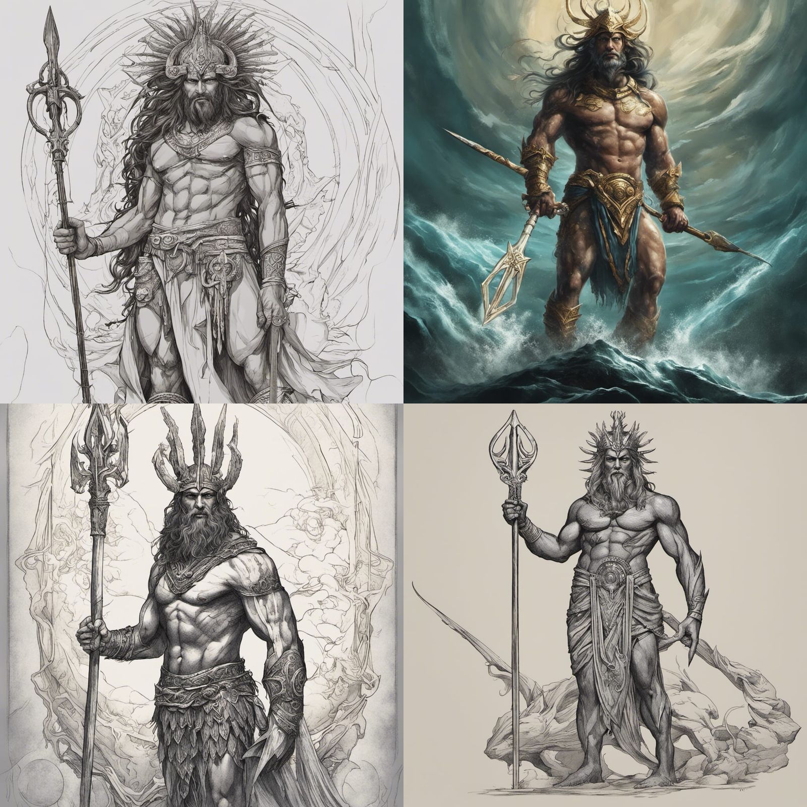 Mighty Atlantean Guardian Defends Loved Ones