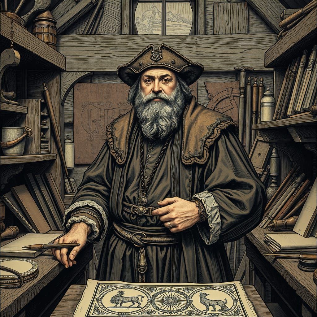 Northern Renaissance Master in Historic Workshop