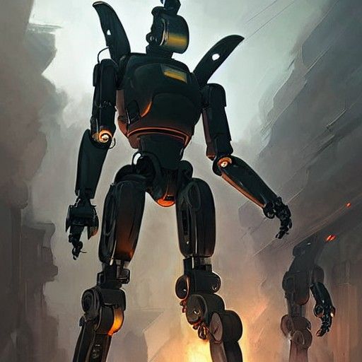 Sinister Robotic Resistance with Rocket Launchers