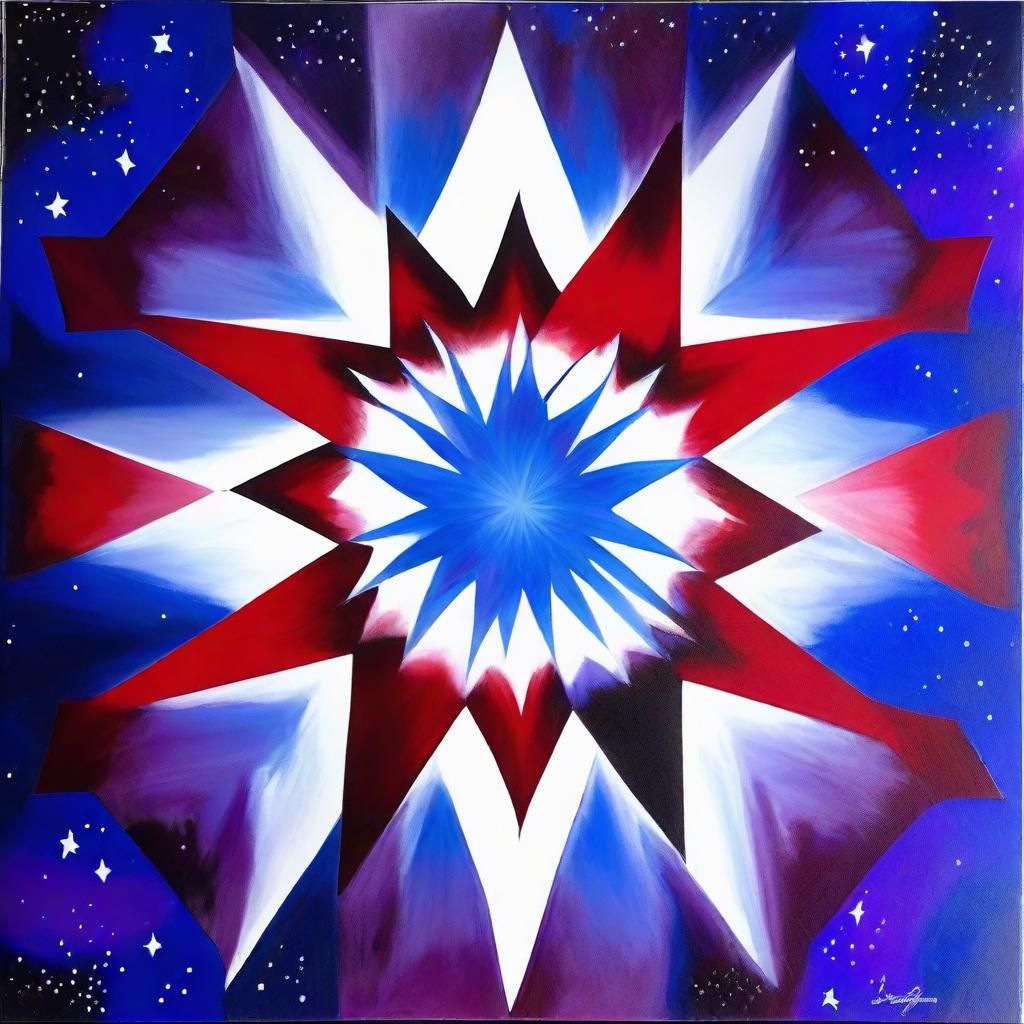 Hopi Blue Star Emerges in Twilight