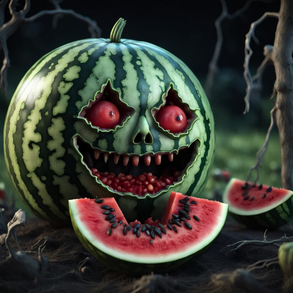 Watermelon zombie