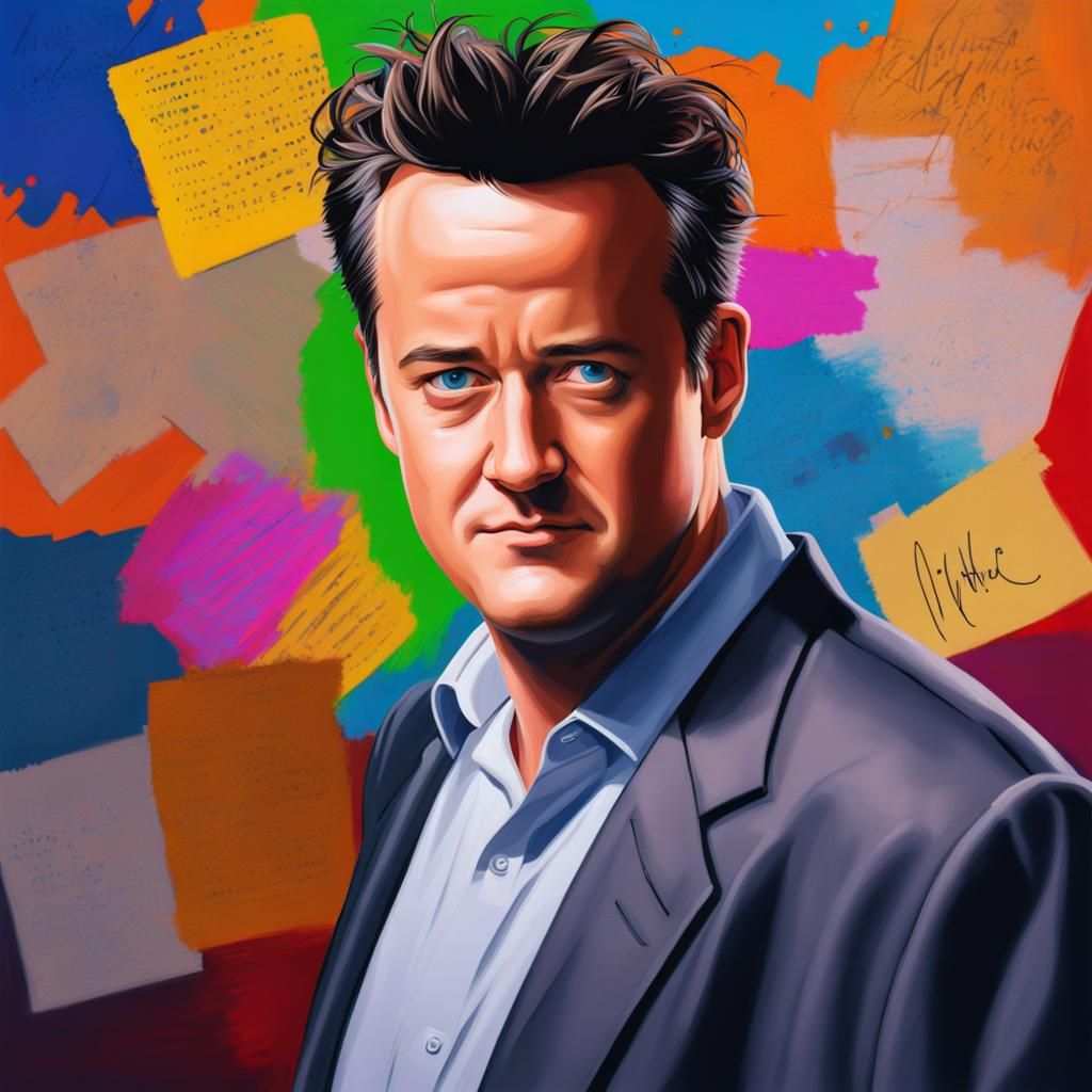 Matthew Perry as Chandler Bing Portrait