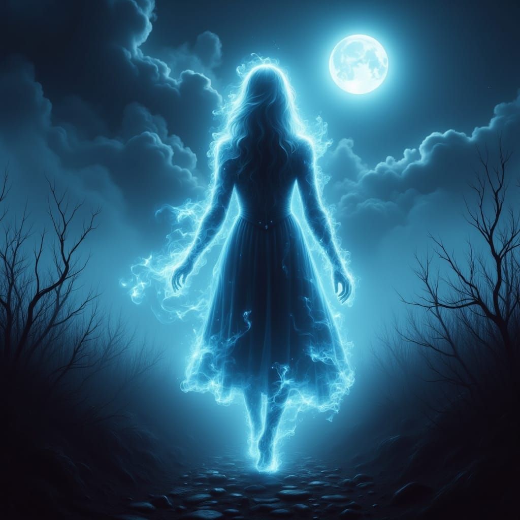 Ethereal Phantom Walks Through Dead Moors