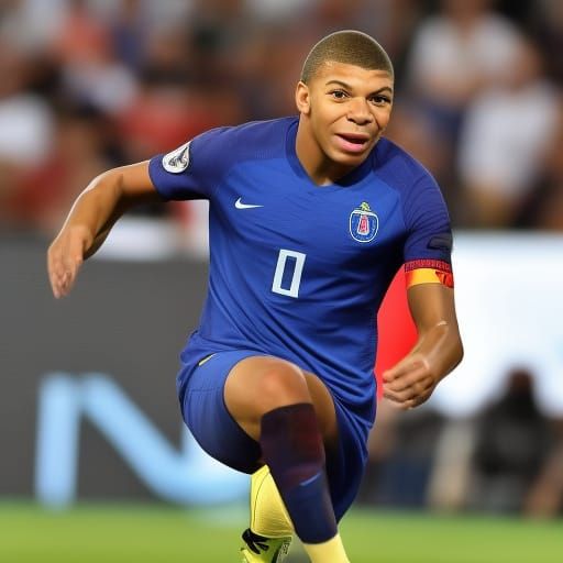 AI Generated Image of Kylian Mbappe