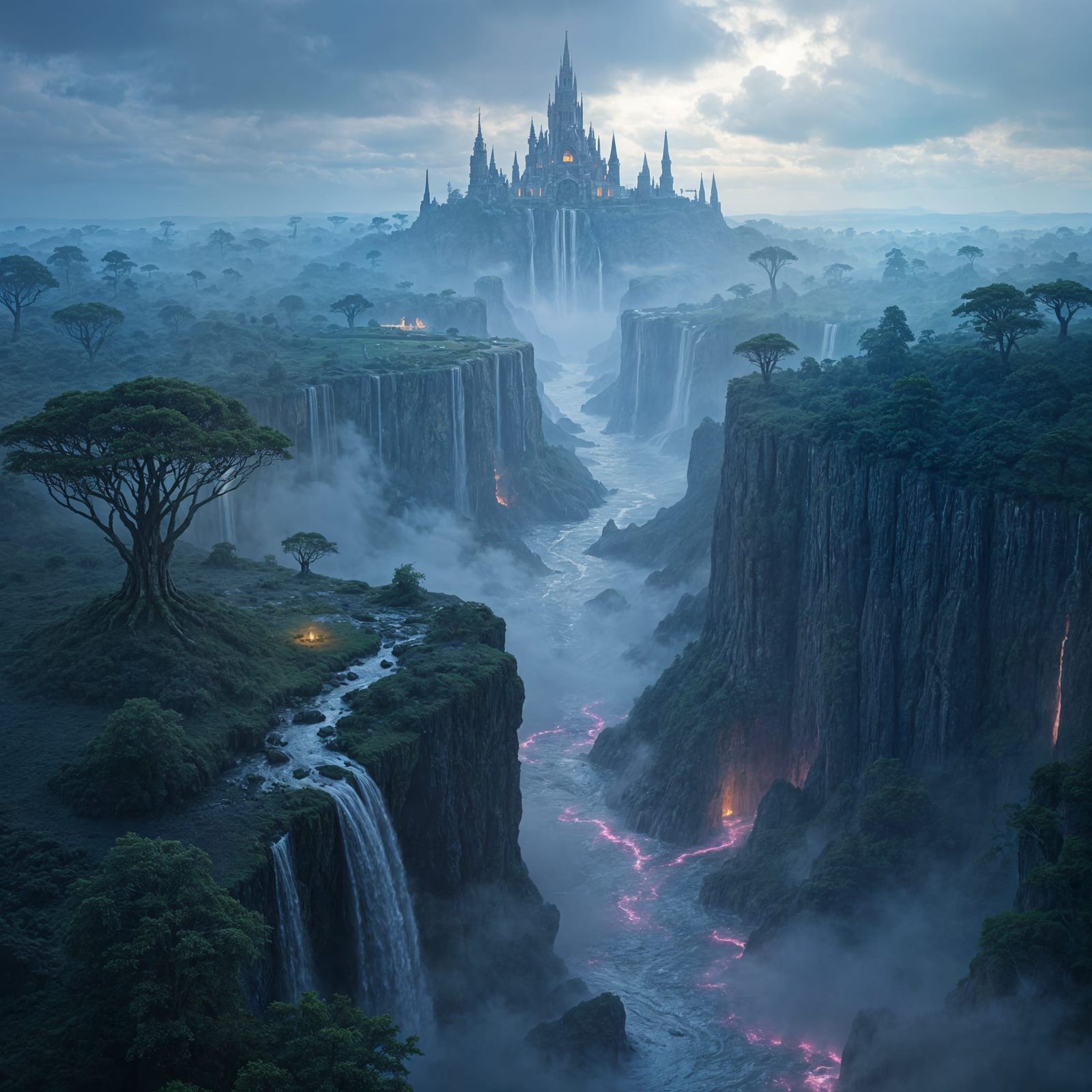 Mystical Island of Vonderro: A Bird's-Eye View