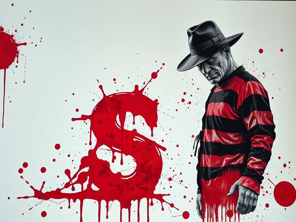 Menacing Letter S in a Dark Surrealist Style