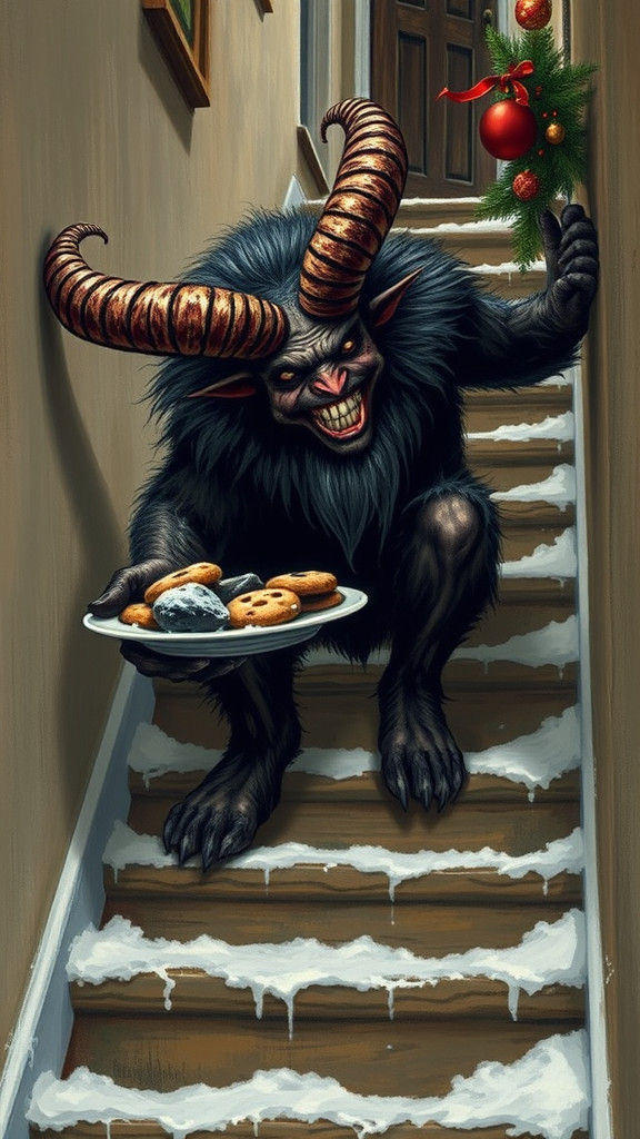 Krampus's Naughty List: A Christmas Grin