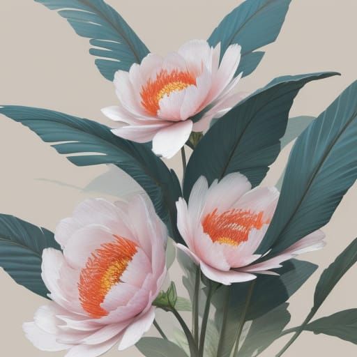 Japanese Ink: A Fairy in the Garden