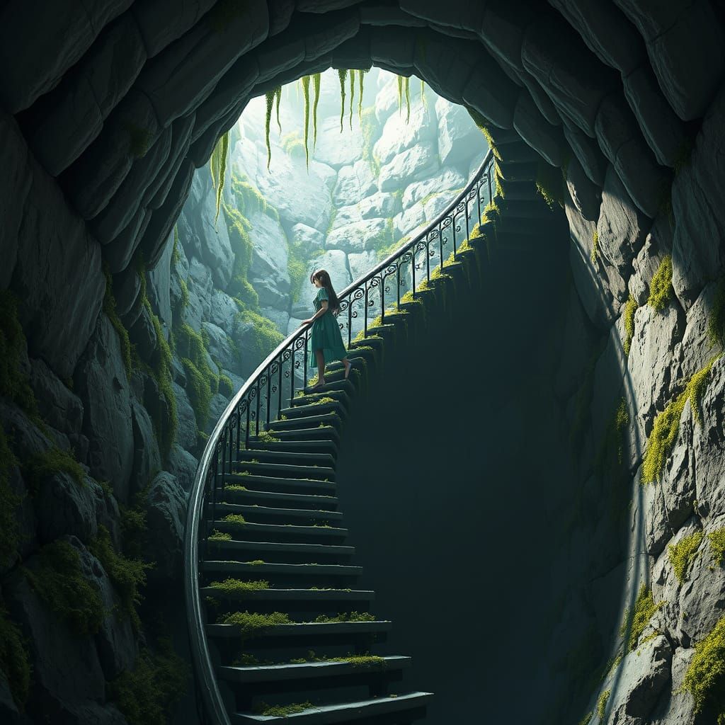 Mysterious Anime-Inspired Descent into Ancient Magic