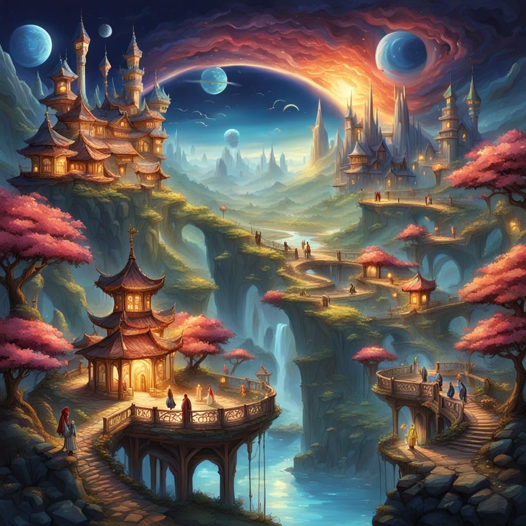Stunning Fantasy Image Depicts Dreamy World