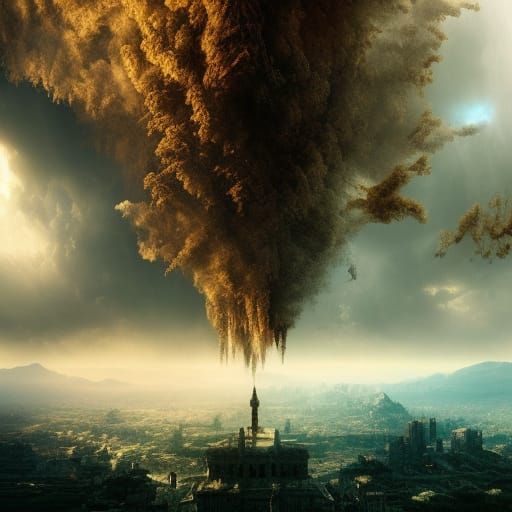 Epic Maximalist World: Digital Matte Painting