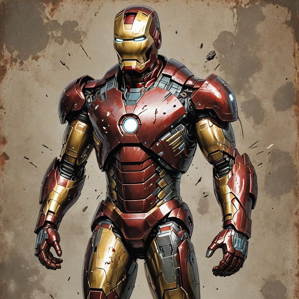 Iron Man with Self-Healing and Heavy Ammunition