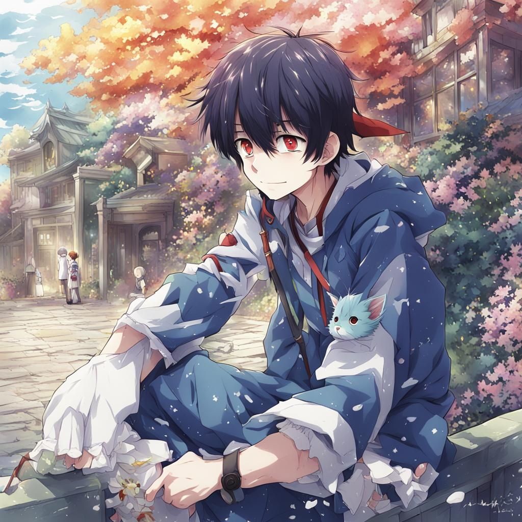Anime Style Key Visual Art