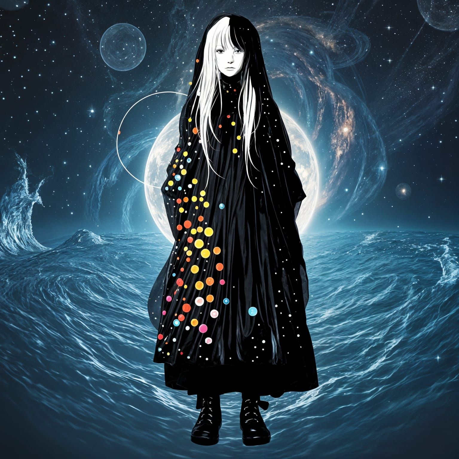 Cosmic Ocean Vortex in Infinite Water Portal