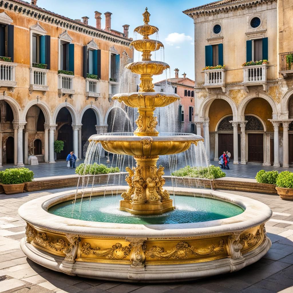 Centuries-old fountain