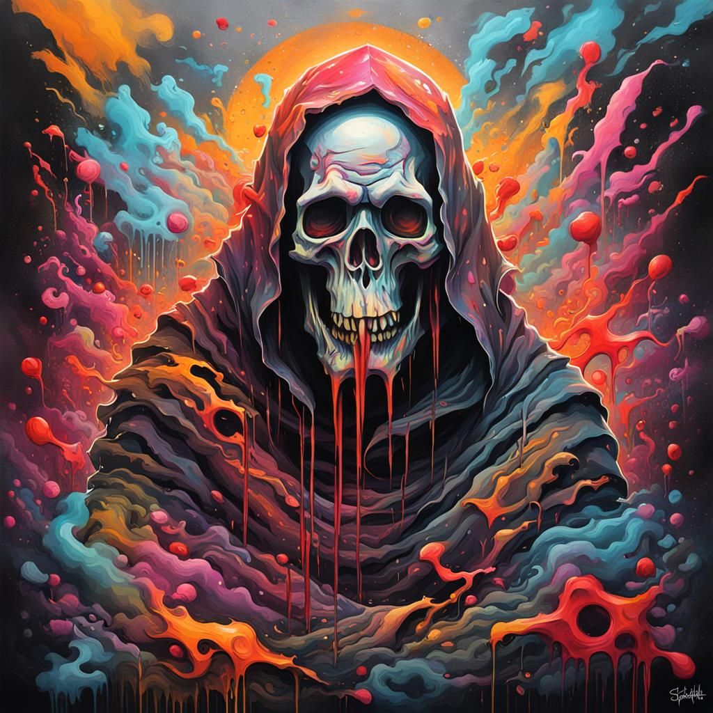 God of Death: Graffiti Art in Street Style