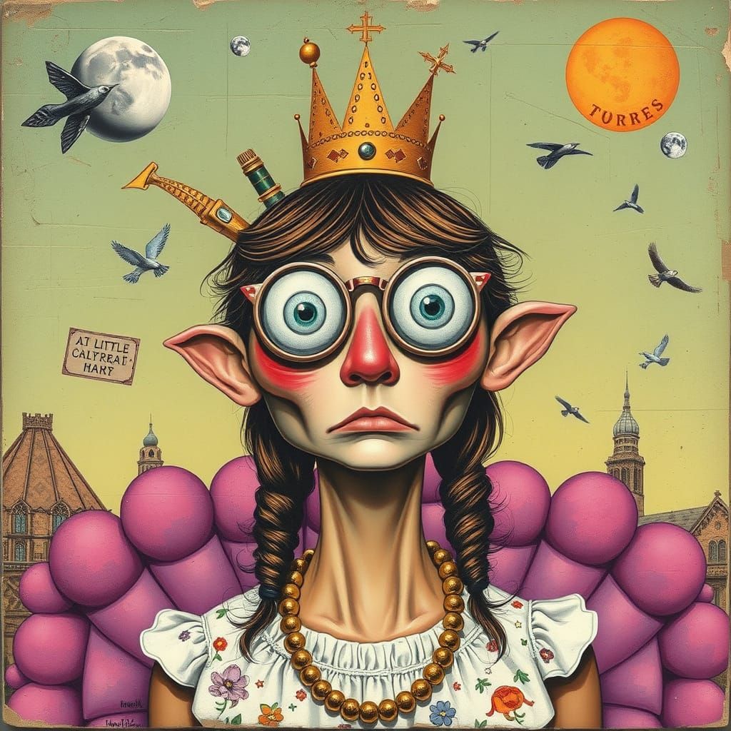 Whimsical Pop Art Portraits with Boundless Humor