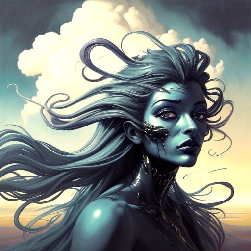 AI Interpretation of a Vague Visual Prompt