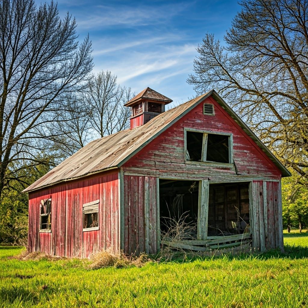 Interior of Abandoned Farm