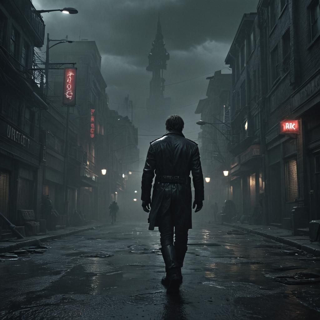 Jamie Lannister in Raccoon City: Gothic 3D Art