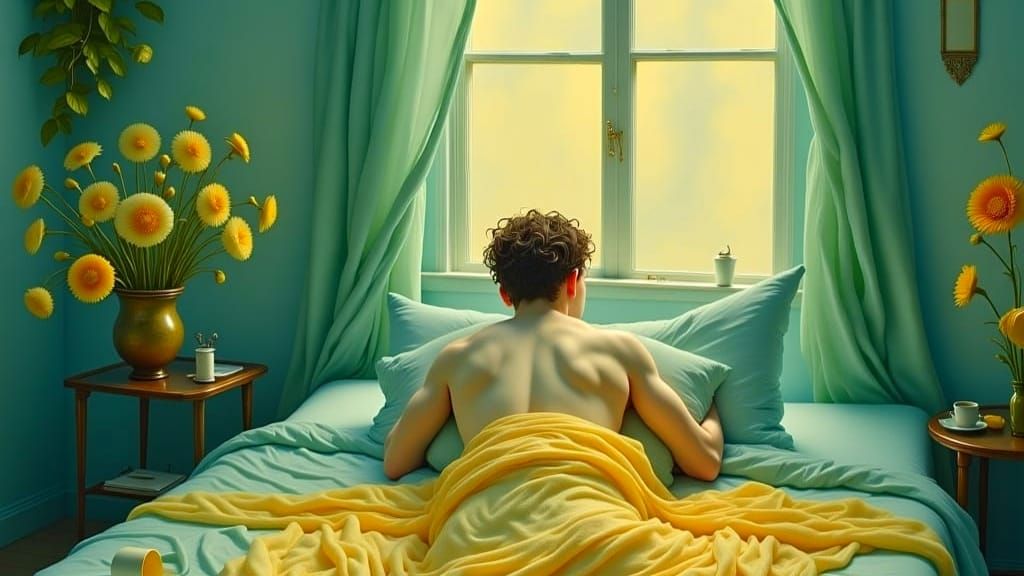 Sleeping Figure in Morning Light