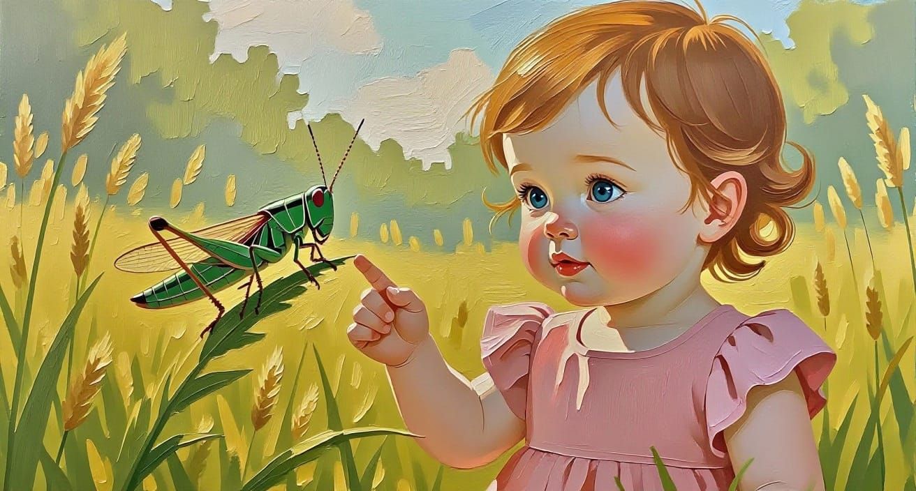 Textured Acrylic Painting with Impasto Brushstrokes