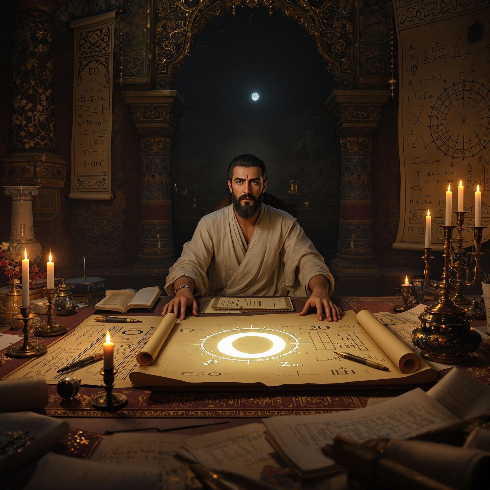 Ancient Philosopher Discovers Zero in Illuminated Study