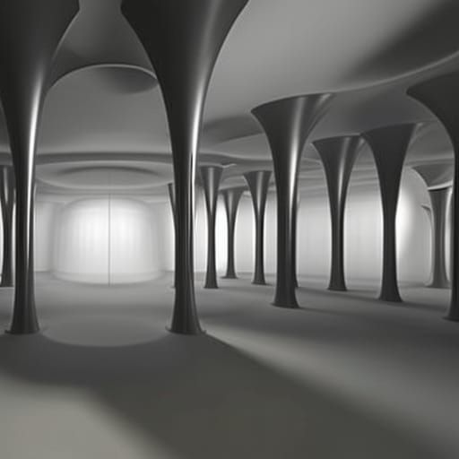 Futuristic Berlin TV Tower in Giger Style