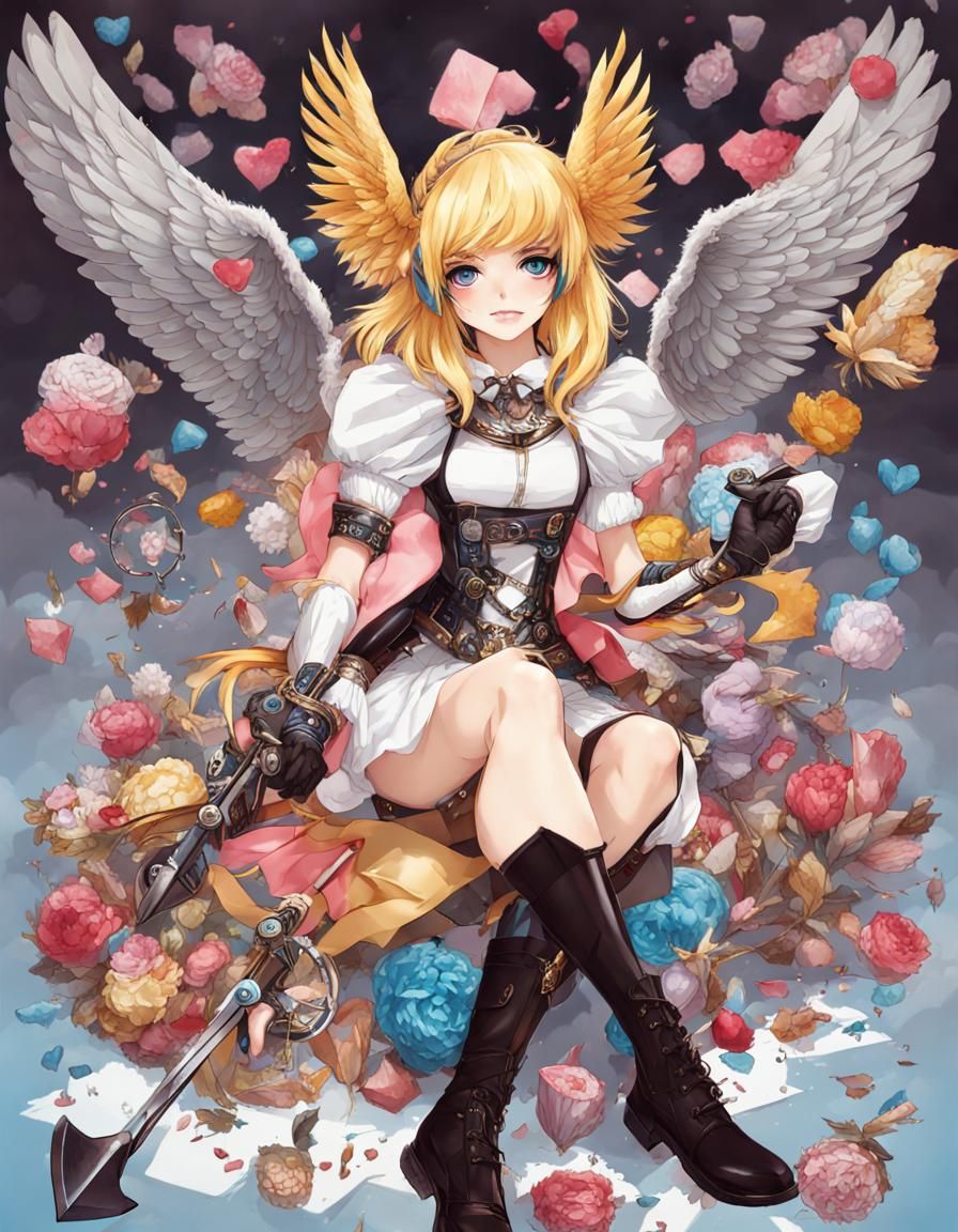 Valkyrie in a Dreamlike Wonderland