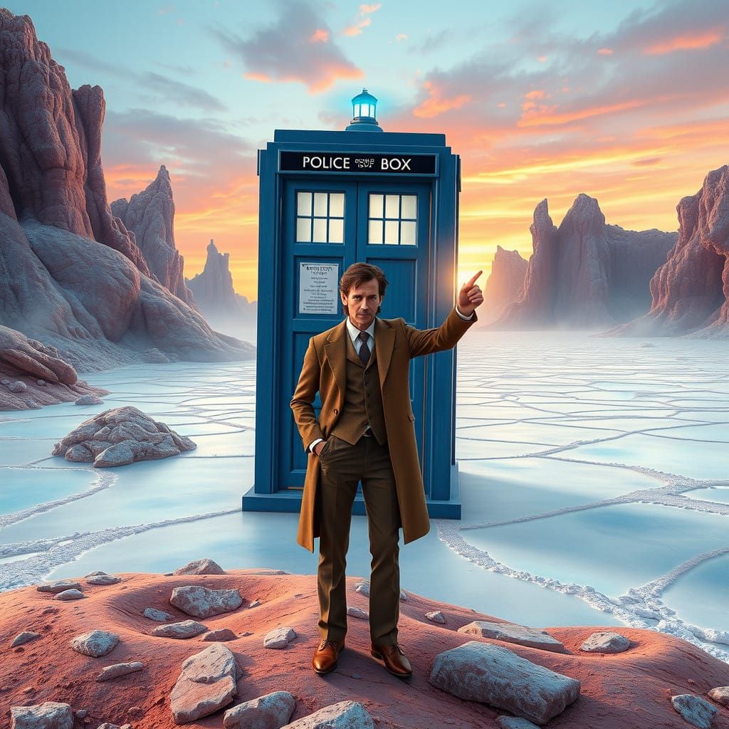 The Time Lord Triumphs in an Iridescent Dreamscape