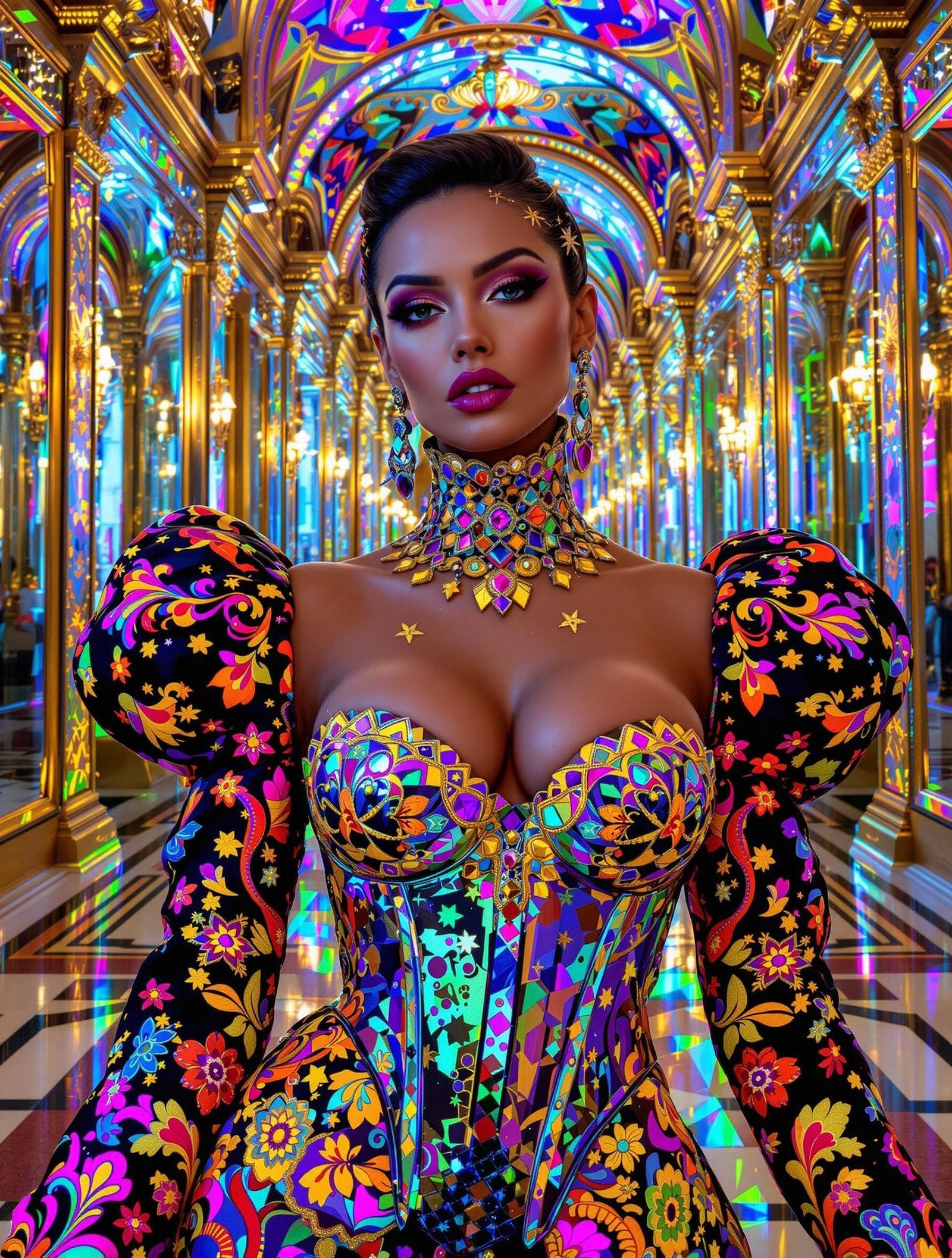 Baroque Beauty Reigns in Grand Palace Aisle