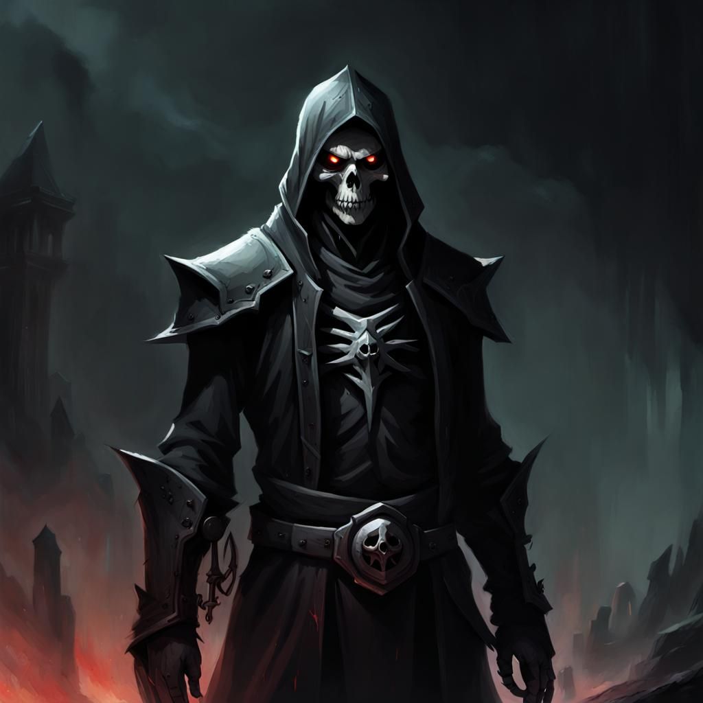 AI Realization of a Grimdark Scene