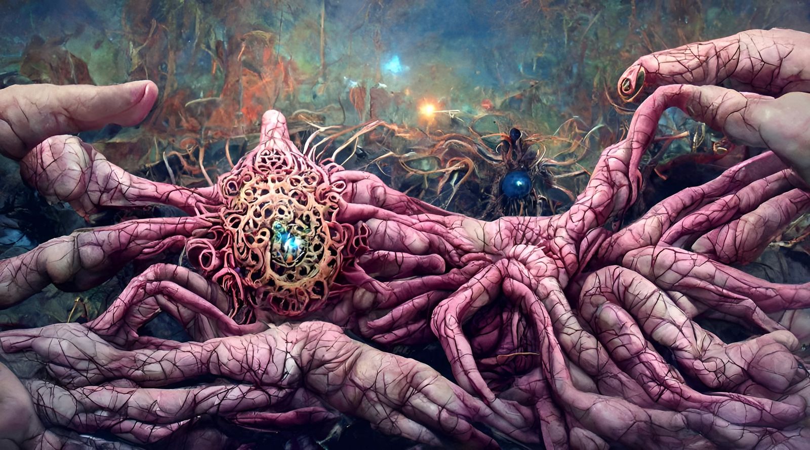 Eldritch Stigmata Digital Painting