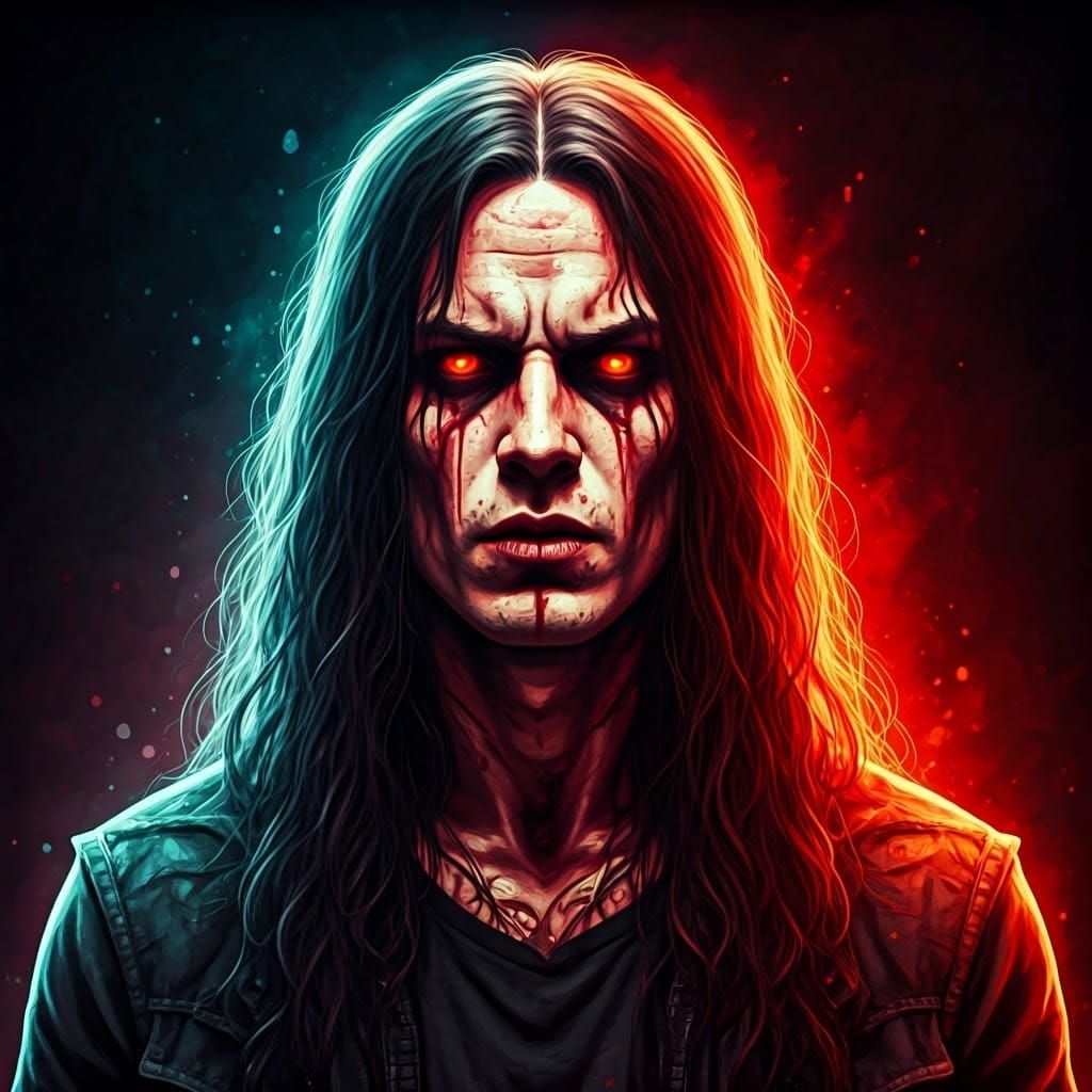 I Prevail Band in Watercolor Digital Painting