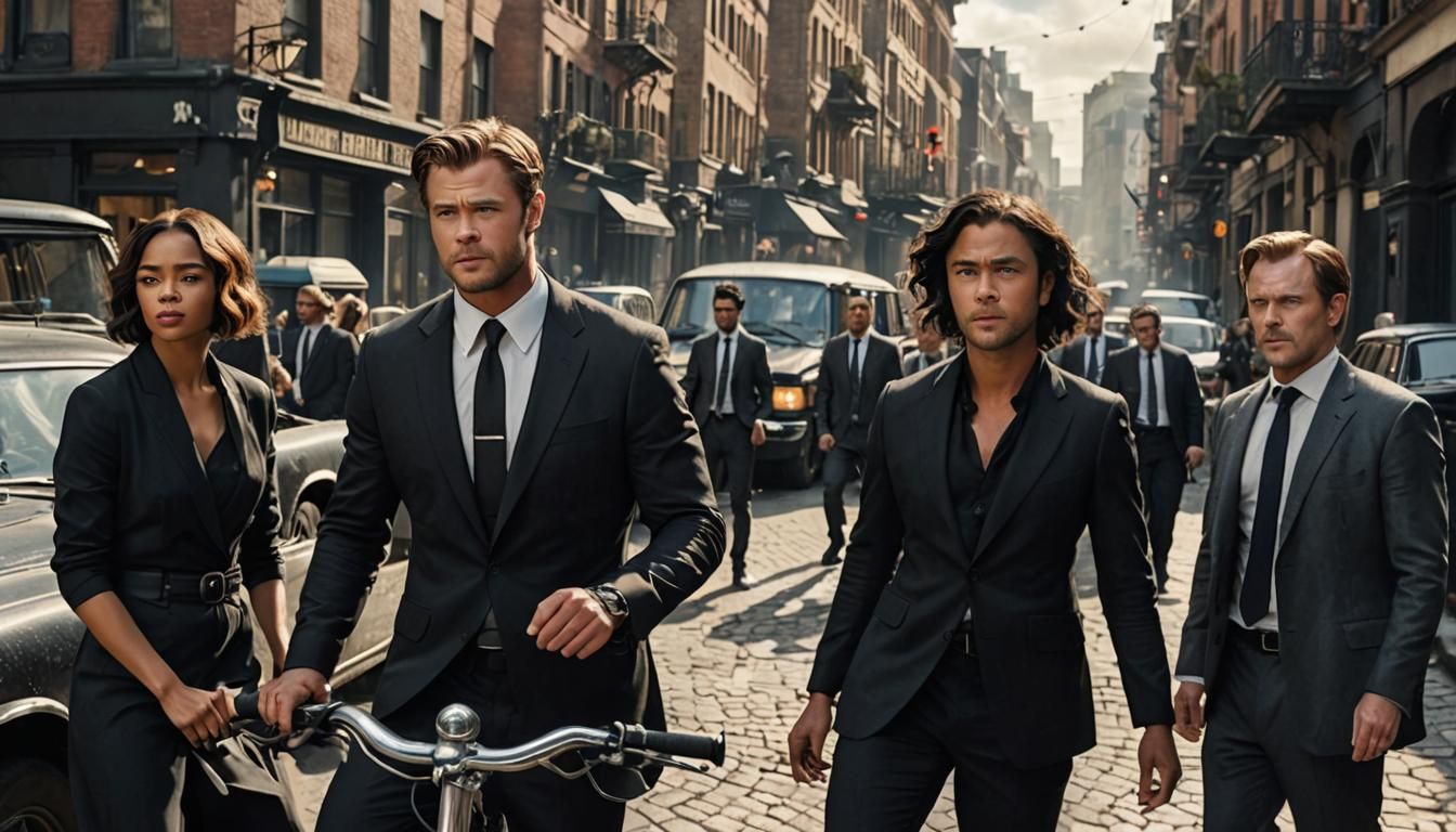 Men in Black: International Film Scene in 8k