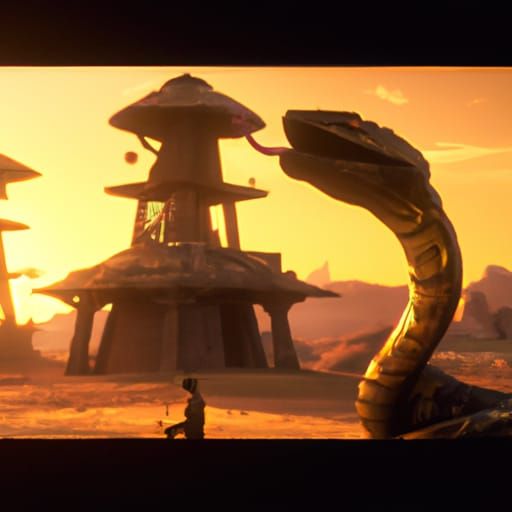 Monster King Cobra Snake