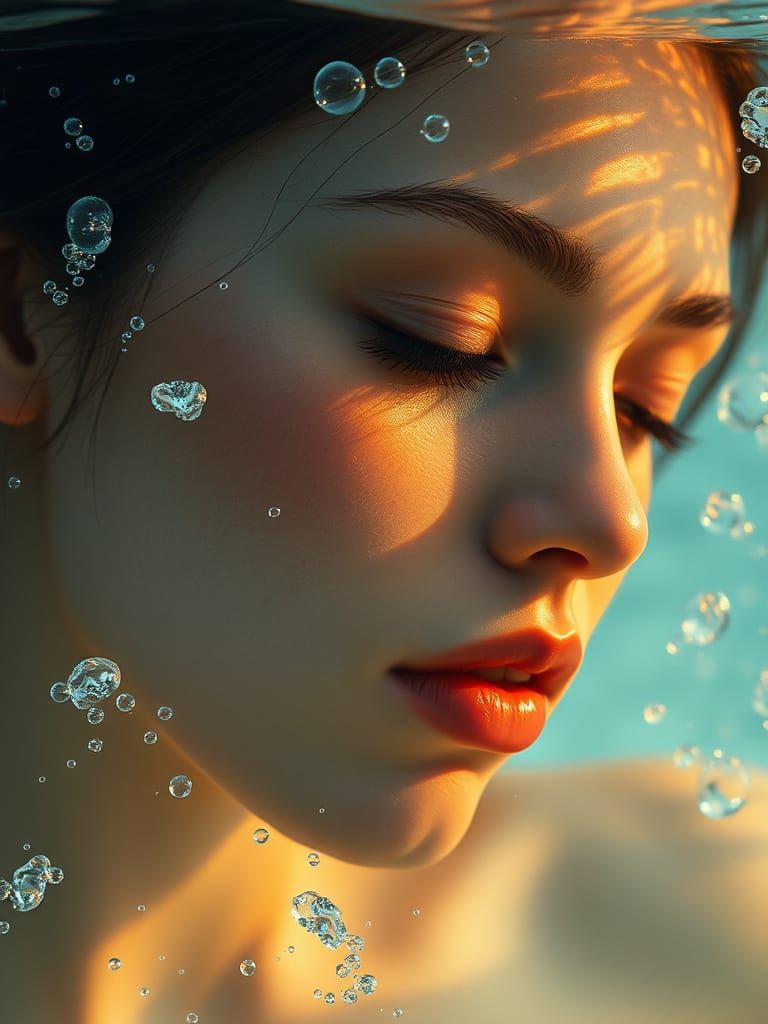 Serene Water's Gentle Embrace