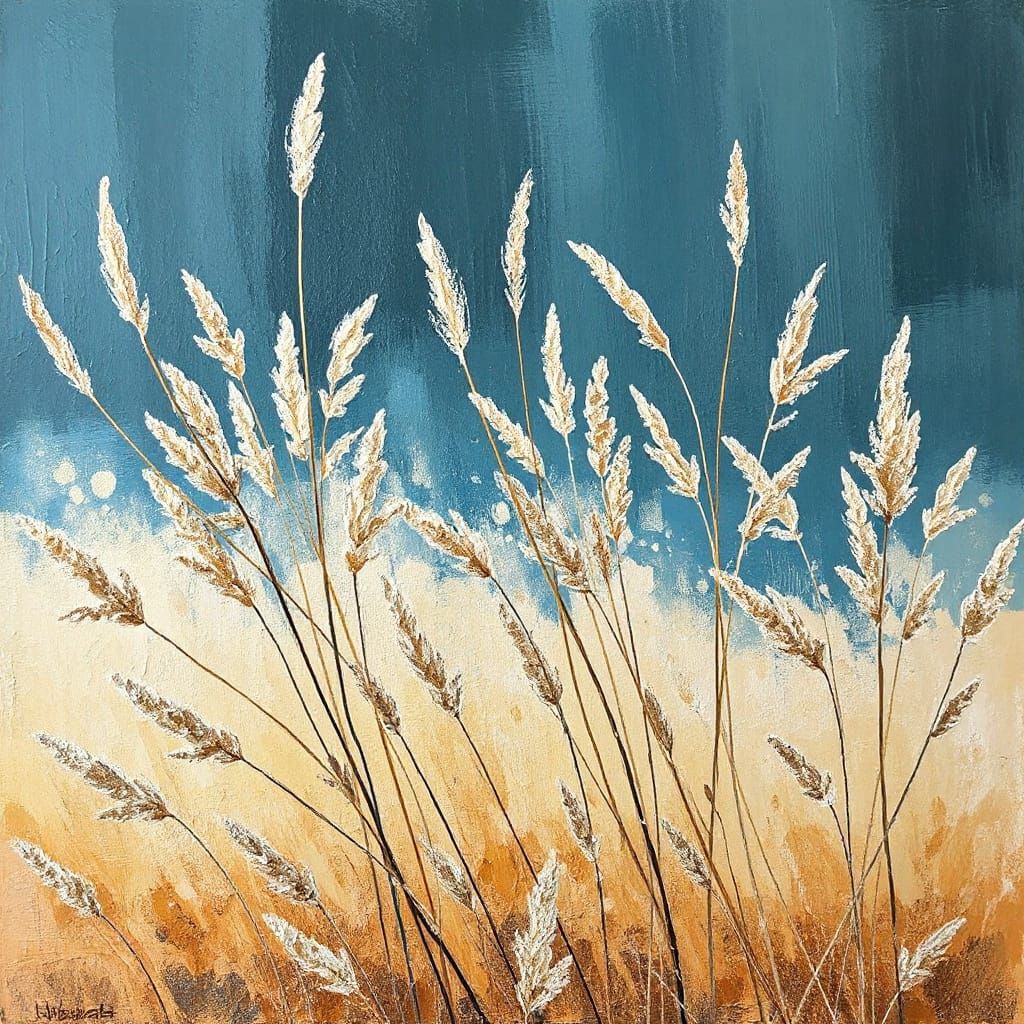 End of Summer in Impasto Style