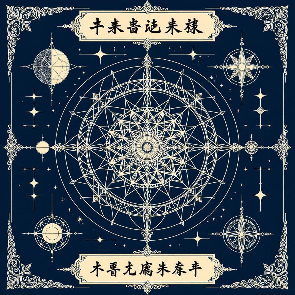 Sacred Geometry and Celestial Patterns Blueprint