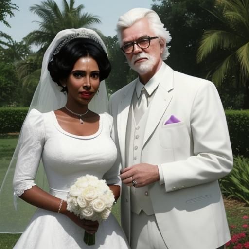 Unexpected Plantation Wedding in High Resolution