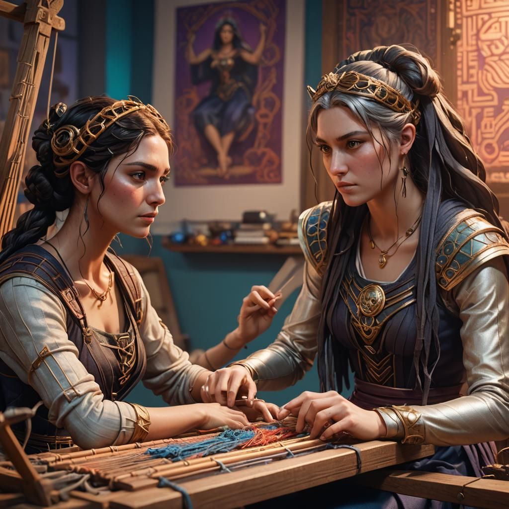 Arachne and Athena: Competitive Collaboration in Baroque Sty...