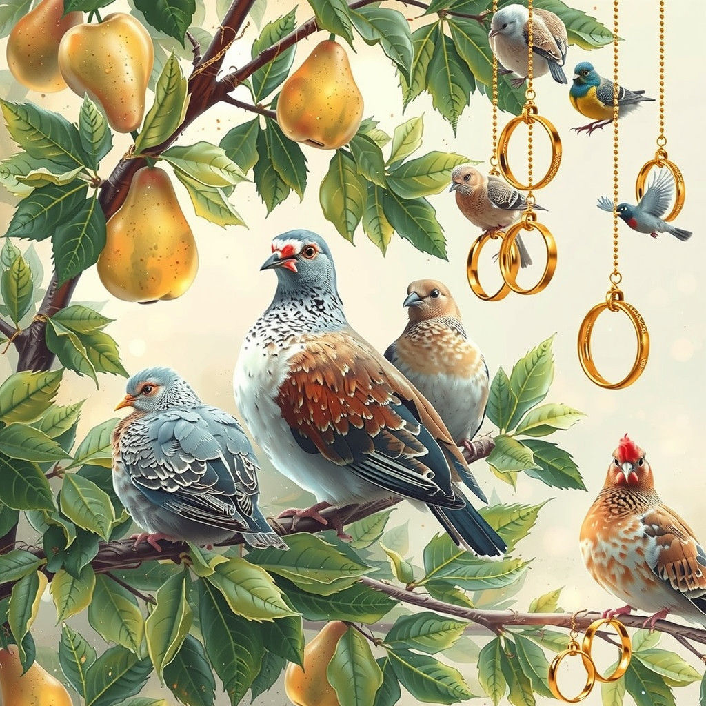 Romantic Double Exposures of Christmas Birds