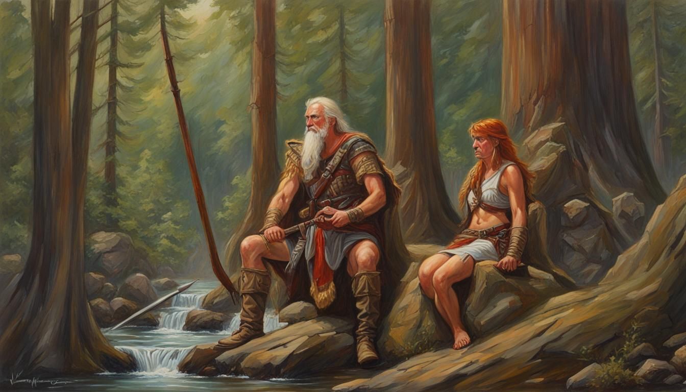 Fantasy Art in an Oil Painting Style