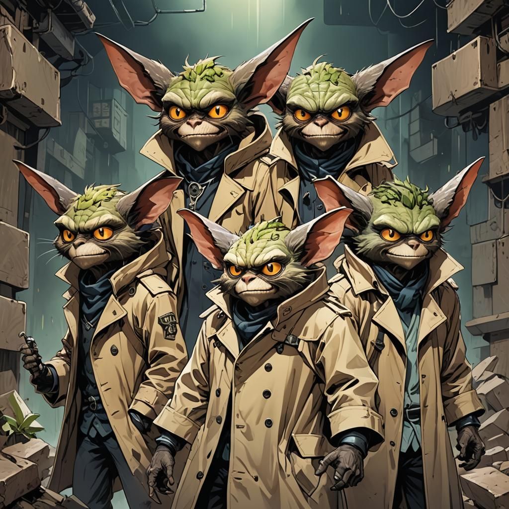 Gremlins in Disguise: High Fantasy Anime Art