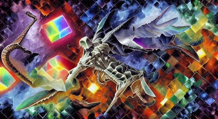 Christian Masterpiece in Graffiti and Splash Art Style